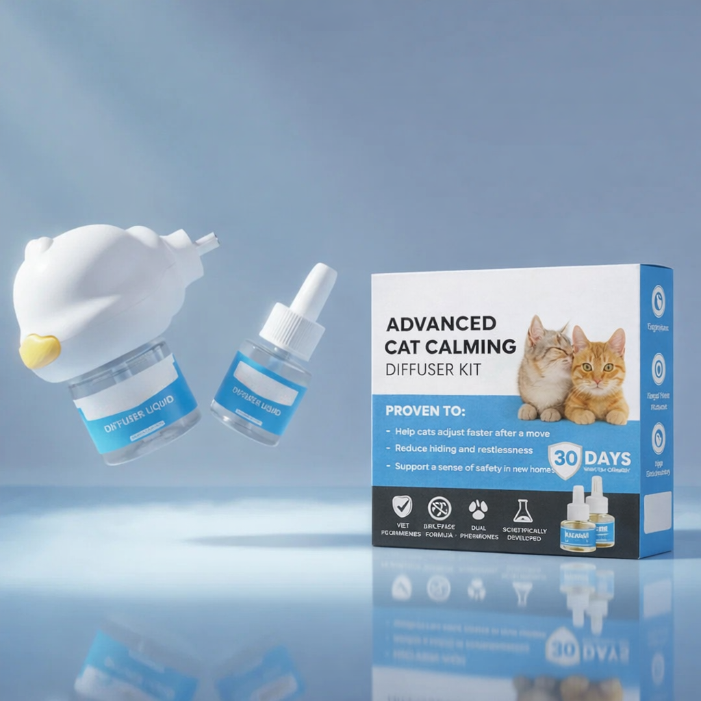 Nivora™ – Home Transition Diffuser for Cats | Dual Signal Formula