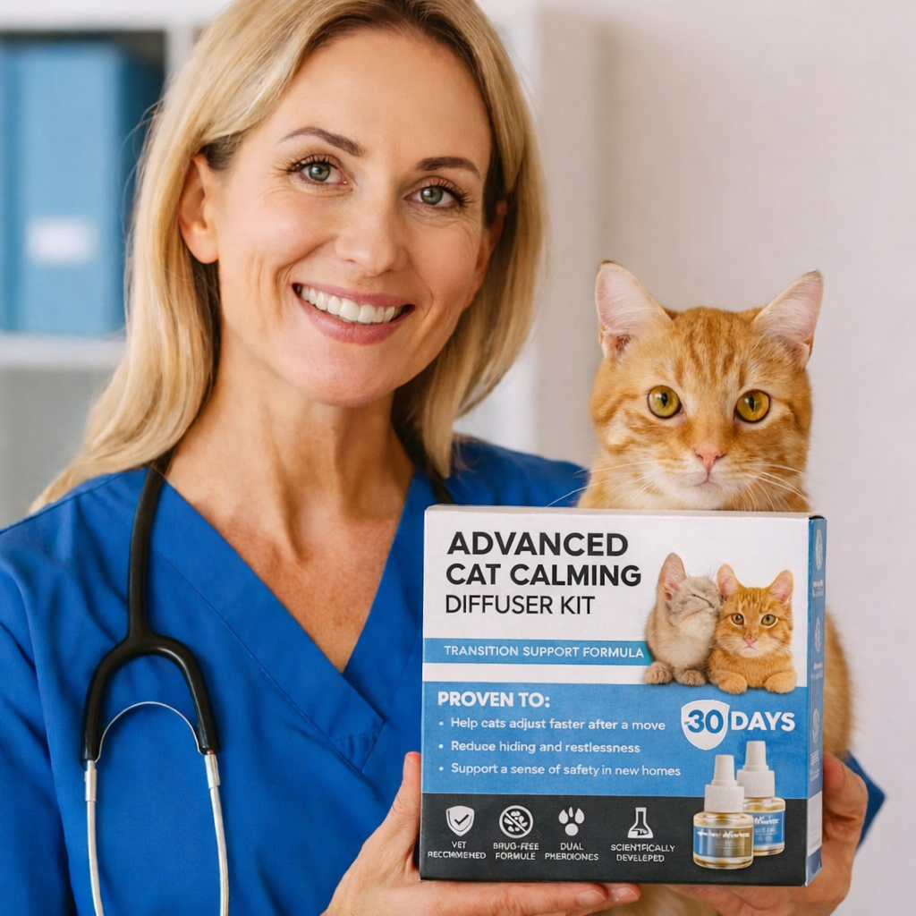 Nivora™ – Home Transition Diffuser for Cats | Dual Signal Formula