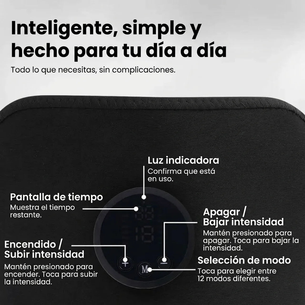 Estimuladores Nivora Ultra para muslos y pantorrillas